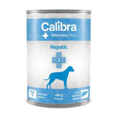 Calibra Veterinary Diets Canine Hepatic, Poulet 400 g