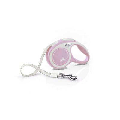 Flexi New Comfort S Sangle 5m rose max. 15kg