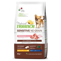 Trainer Natural Sensitive No Grain Mini Adult with Pork and Potatoes 2kg,