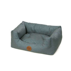 Dog bed Rodi with removable cushion, light blue 85x110cm