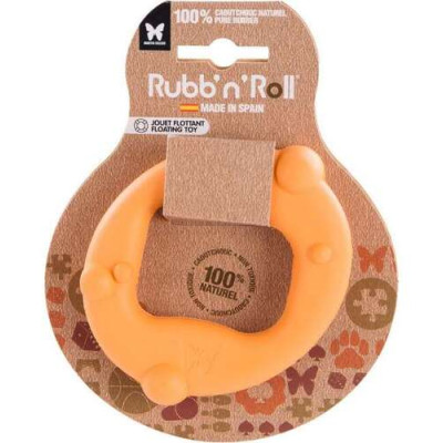 Hundespielzeug Rubb'N'Roll Kreis, orange 10x6 cm