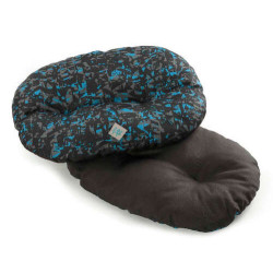 Coussin ovale Nettuno, water resistant, oxford design 90x65 cm