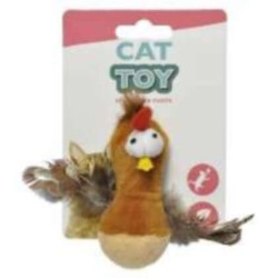 Gioco per gatti in peluche, figure assortite 10cm