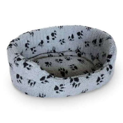 Dog Bed Paw, grey 89x76x22cm