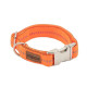 Collier Alu-Klick rembourré Premium, Nylon S 15mm 25-35cm, leuchtorange