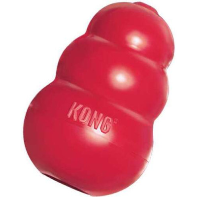 Jouet pour chien Kong Classic, Ø 7 x 10.5 cm, rot