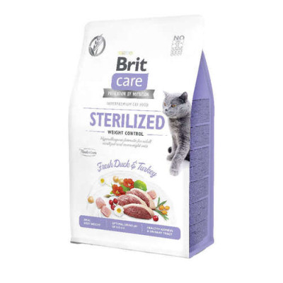 Brit Care Cat Grain-Free - Sterilized - Weight Control 400g