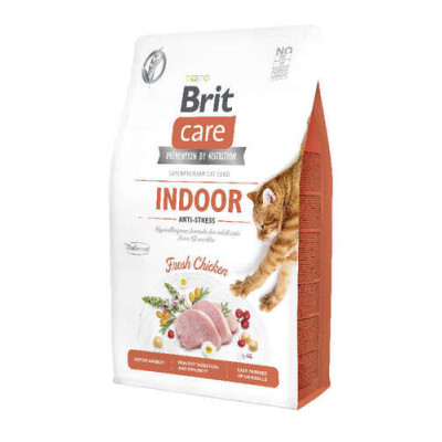 Brit Care Cat Grain-Free - Indoor - Anti-Stress 2kg