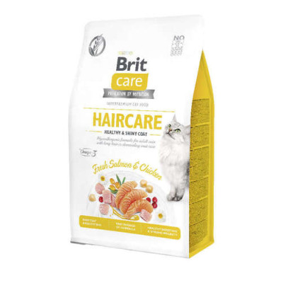 Brit Care Cat Grain-Free - Haircare - Healthy & Shiny Coat 400g