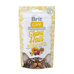 Brit Care Cat Snack - Shiny Hair 50g