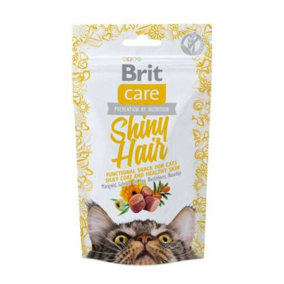 Brit Care Cat Snack - Shiny Hair 50g