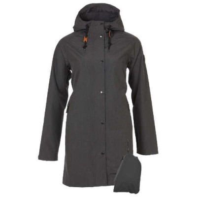 Travelcoat Damen Regenmantel, anthracite 40