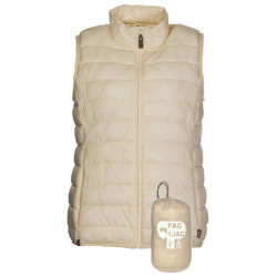 Pac Vest Damen Thermo Gilet, off white (egret) 38