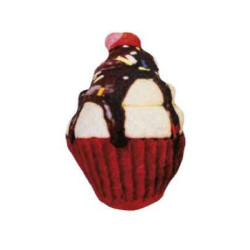 Cat toy Bakery Cupcake Brown whit Catnip 7cm