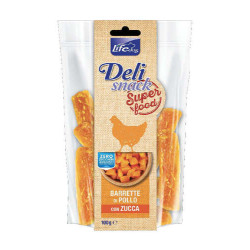 Lifedog Deli snacks super food Bars Chicken & Pumpkin 100g