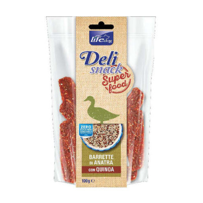 Lifedog Deli snacks super food Bars Duck & Quinoa 100g