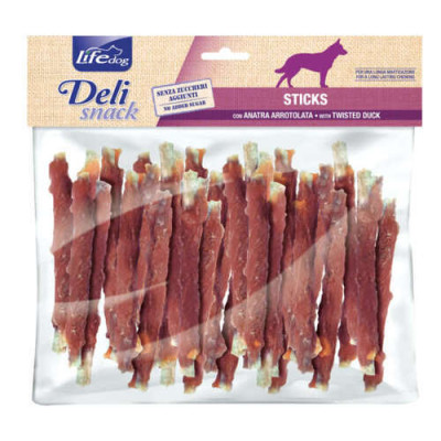 Lifedog Deli snacks Hard Stick with duck 500 g