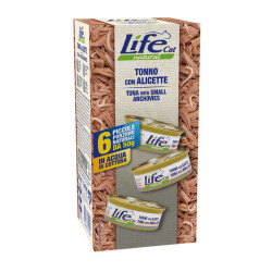 Lifecat Natural Tuna with small anchovies Multipack 6x50g