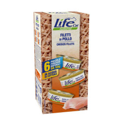 Lifecat Natural Chicken fillets Multipack 6x50g