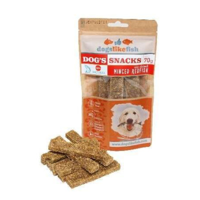 Dog's snacks DLF Minced Redfish, stripes 70 g