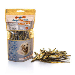 Dog's snacks DLF Dried Sprats 70 g