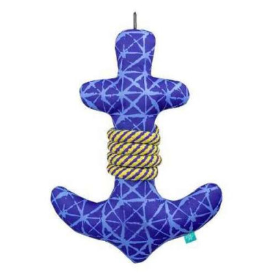 Jouet pour chiens flottant “Anchor" en tissu et corde 22x28 cm