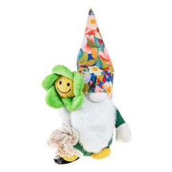 Canvas and rope dog toy, gnome 34cm