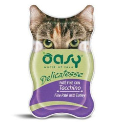 Oasy Delicatesse Fine Paté wet cat Adult Turkey 85g