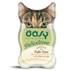 Oasy Delicatesse Soufflé wet cat Adult Chicken and Eggs 85g