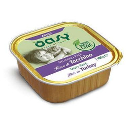 Oasy Tasty Paté wet cat Adult Turkey 100g