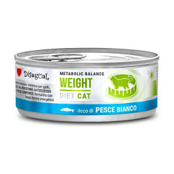 Disugual Metabolic Balance Diet Cat Weight, Pesce bianco 85g