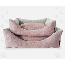 Hundebett Cablo, rosa 70x50cm