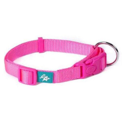 Collier en nylon , pink fluo XS 1,0x20-35 cm