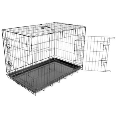 Gabbia per cani pieghevole in ferro S- 1 porta 52x33x44h cm