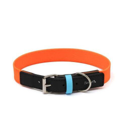 Collier pour chiens en PVC, orange 40x2 cm 