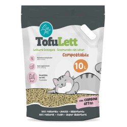 Tofulett - Tofu Litter 10 lt - activated charcoal  