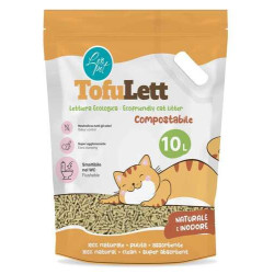 Tofulett - Tofu Litter 10 lt - natural  