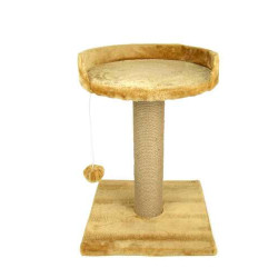 Scratching post Miami, light brown 40x40x50h cm