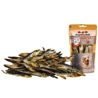 Dog's snacks DLF Dried Baltic herring 100 g