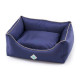 Dog bed Rodi extra strong, with removable cover, blue 85x110 cm