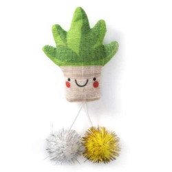 Cat toy Aloe fabric with catnip 10cm