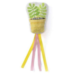 Cat toy Fern fabric with catnip 9cm