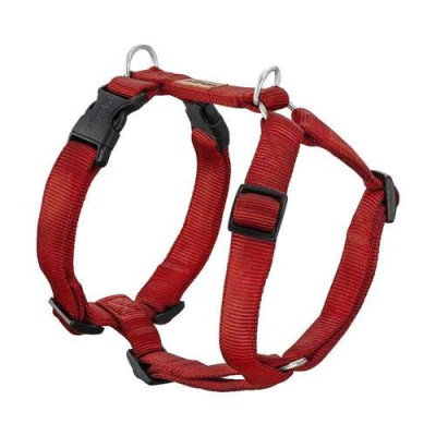 Geschirr gepolstert Premium, Nylon S 20mm 45-65 cm, rot