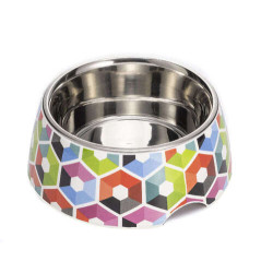 Bowl Hexa, melamine-stainless, non-slip, antiscivolo 1600 ml Ø 18,0cm   