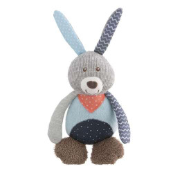 Dog toy Rabbit fabric and plush 30x16 cm                    