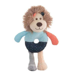 Jouet chien Lion en tissu et peluche 29x17 cm 