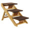 Sswisspet dog steps/ramp Senti made of wood 60x34x40cmwisspet Hundetreppe/Rampe Senti aus Holz 60x34x40cm