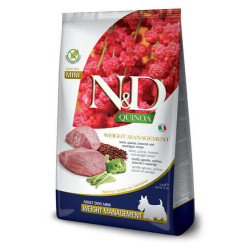 Farmina N&D Quinoa Canine Adult Mini Weight Management Lamb, Broccoli & Asparagus 2.5kg