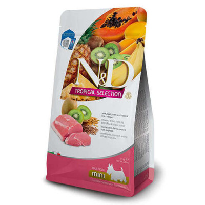 Farmina N&D Tropical Selection Canine Adult Mini Pork, Spelt, Oats & Tropical fruits 5kg