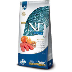 Farmina N&D Ocean Feline Adult Neutered Salmon, Spelt, Oats & Orange 10kg